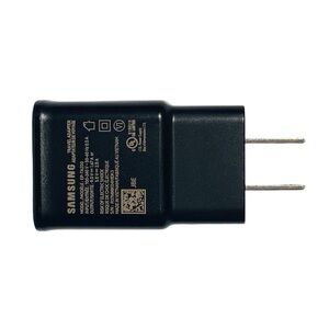 SAMSUNG USB-A Travel Adapter in Black w/ Single Port (Fast Charging, Chargers)